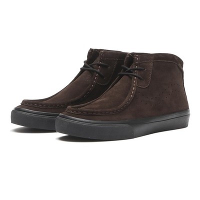 Vans Carver Leather High Cut Brown Black V396 Men's Size | eBay