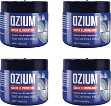 Ozium 4.5 Ounce 4 Pack Odor Eliminating Gel (Pack of 4), Multicolor 