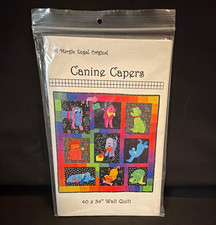Margie Engel Applique Canine Capers Wall Quil...