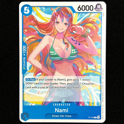 Nami (Heroines Battle Pack) P-112 PR Normal One Piece Promotion