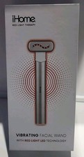 iHome  Red Light LED Therapy  Vibrating Facial Wand