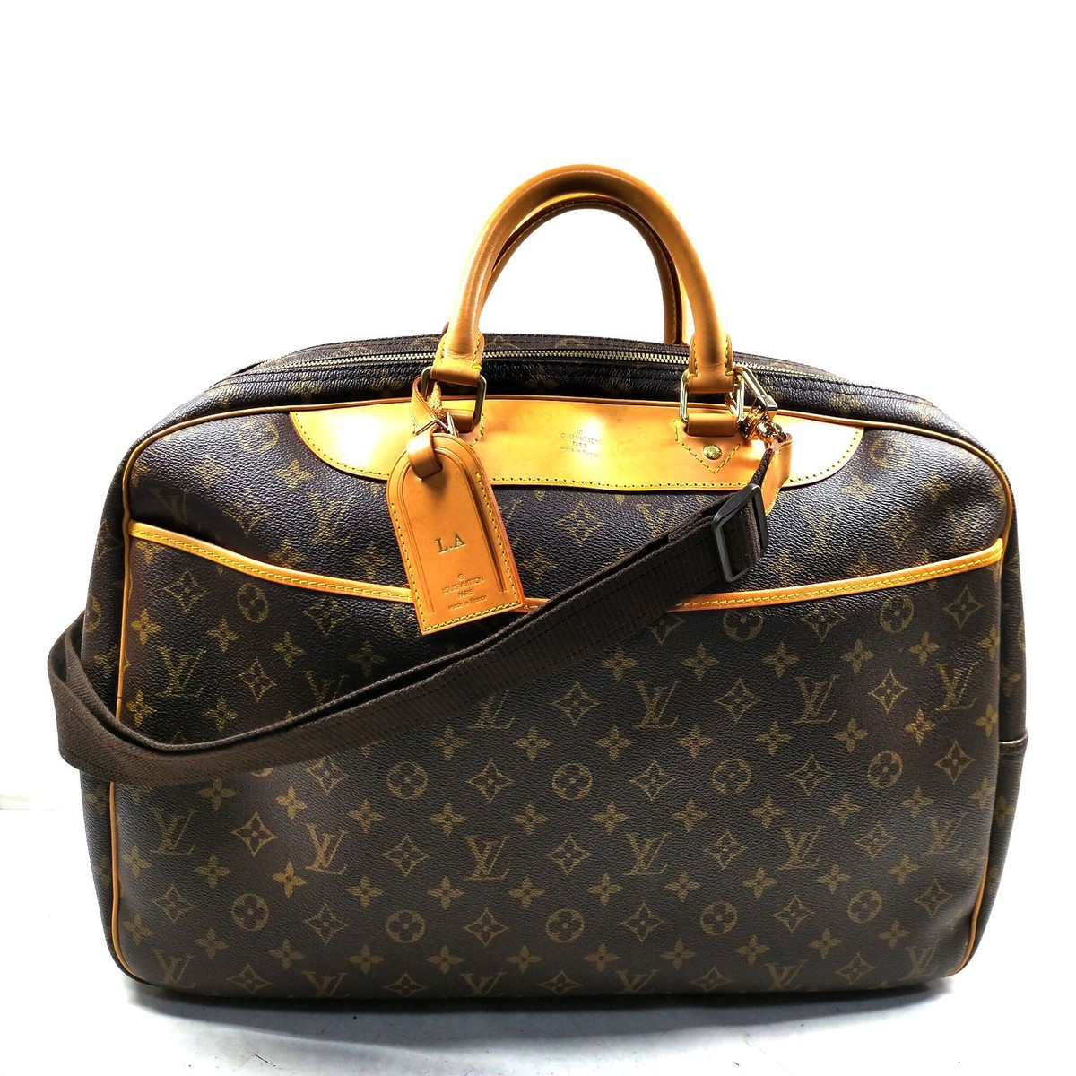 Louis Vuitton LV Travel Bag Alize 24H brown Monogram 2263203 | eBay