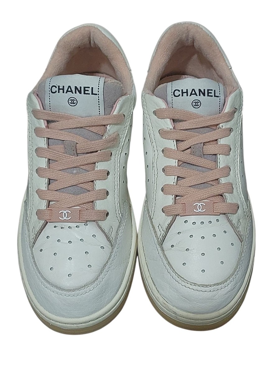 Chanel Pink Women Sneakers Size 36 EU, 6 US | eBay