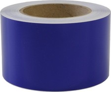 Two Inch Solid Stripe for Auto Truck Boat - 3mil Vinyl - 2" x 50'  Color: Blue