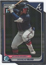 2024 Bowman Chrome Prospects #BCP-11 Douglas Glod Atlanta Braves