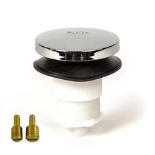 Toe Touch Bathtub Drain Stopper Chrome Universal Replacement Tub Plug