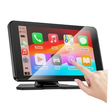 Carplay Screen for Car, 7" HD Portable Car Stereo Touch Screen with Wireless 