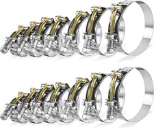Bilitools T-bolt Hose Clamp Set 14pcs Heavy-duty Turbo Intake Radiator Hose C