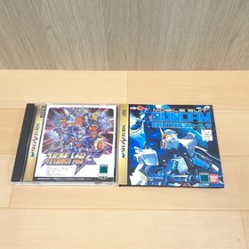 SEGA SATURN CONSOLE JAPAN with Twin Stick & 5 Games Tested Virtual on Gundam