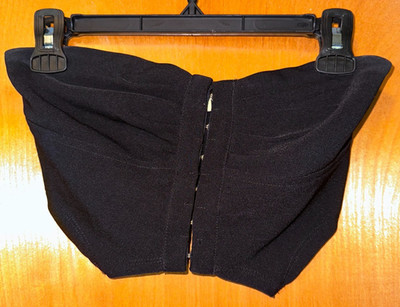 Tic Toc Black Strapless Corset Top Size Small