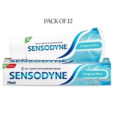 12x 75ml Sensodyne Original Mint Daily Care Toothpaste 31.10 per litre