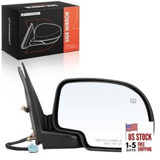 Passenger Side Power Door Mirror - Compatible with Chevy Silverado 1500 2500
