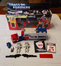 Transformers G1 Powermaster Optimus Prime Complete w/ Box & Instructions 