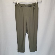 Anthropologie Women's Small Pants The Essential Pull On Trouser Green