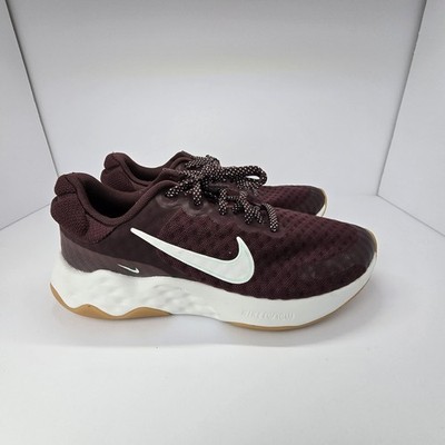 Nike Renew Ride 3 Women's Burgundy Mesh Running Shoes US Size 6.5
