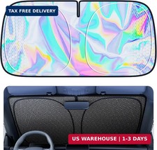 5-Layer Reflective Windshield Sunshade for Cars - Universal Fit Sun Protector wi