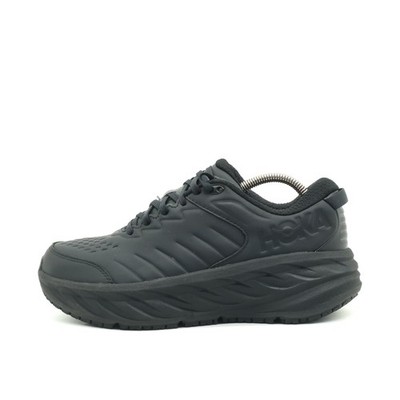 Hoka One Herren Bondi SR Wide Arbeitsschuh Schwarz Vegan Sneaker EU 41 