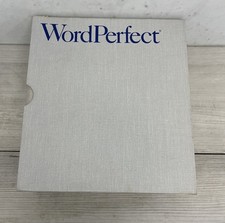 Vtg IBM Word Perfect Version 5 Manual Guide Binder 1989 in Slipcase No Software