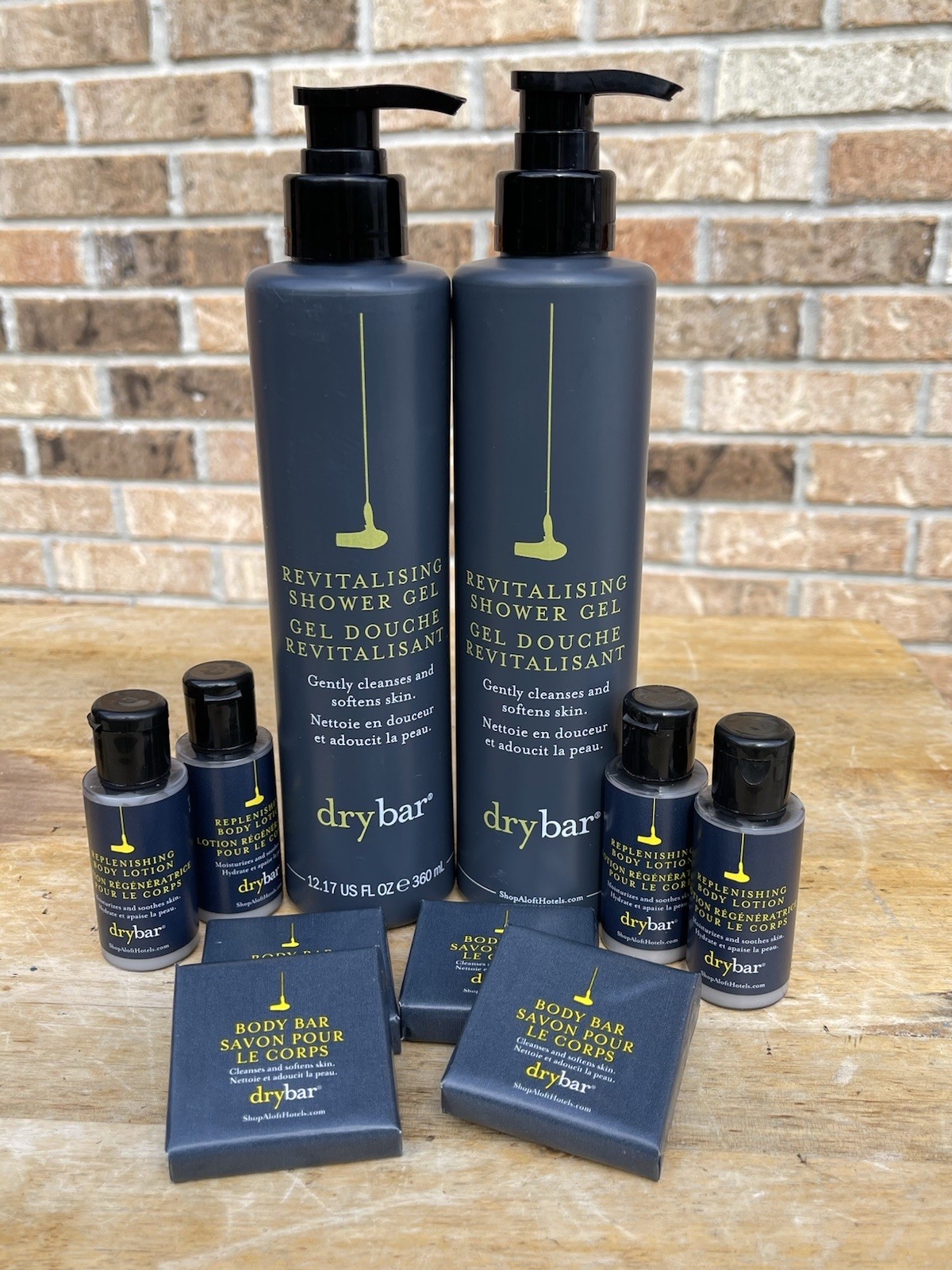 (2) Drybar Revitalizing Shower Gels ◊Replenishing Lotion ◊Body Bars ◊ Marriott