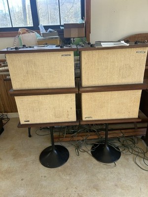 4 Vintage BOSE 901 Series II Loudspeakers & Active Equalizer, working perfectly