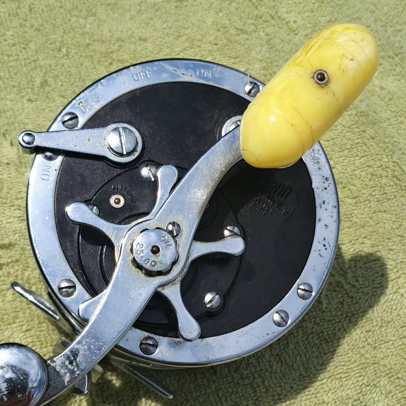 TROLLING Penn No. 49 Super Mariner Reel + 200yds MONEL 50lb