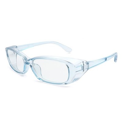 Rectangle Wrap Blue Light Blocking Glasses Computer Anti-Strain UV Protection