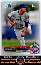 Brendon Little Chrome Refractor 2017 Bowman Draft #BDC-188 Chicago Cubs