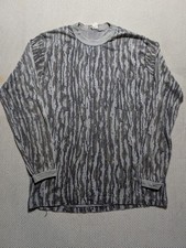 80s/90s Vtg Real Tree Tree Bark Camo Pattern USA Made Large Fits Med Distressed