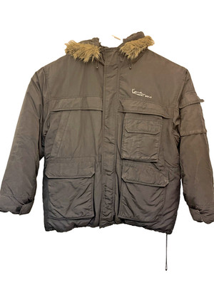 Vintage 90's y2k Karl Kani Mens HIpHop Duck Feather Down Parka Jacket XXL