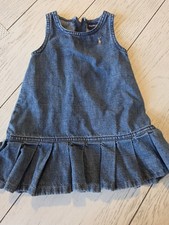 Polo Ralph Lauren light denim dress. Size 12m