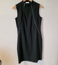 Calvin Klein Women's Dress Black Double Zipper Small