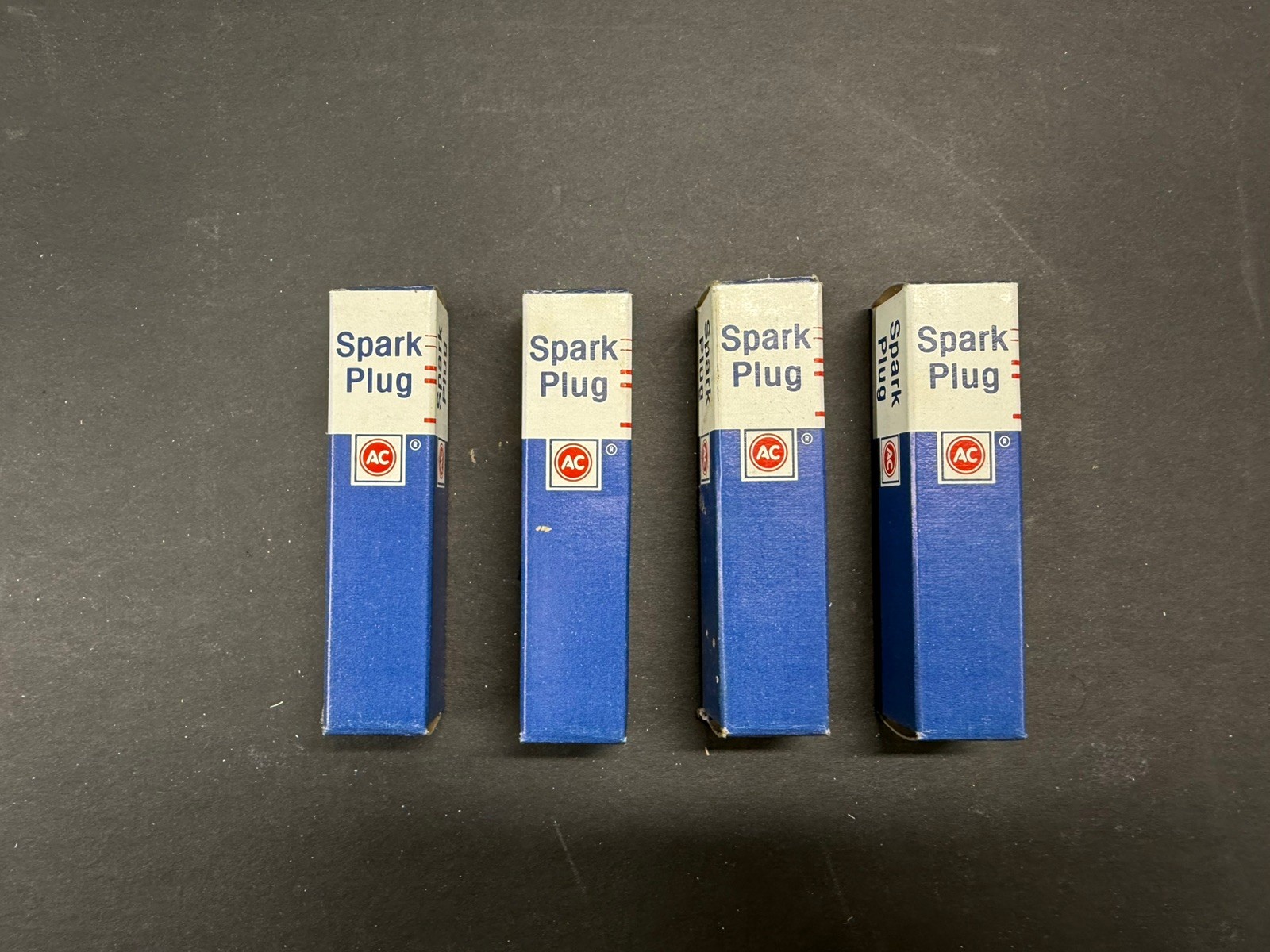 Vintage AC Delco Spark Plugs - R43CT - Set of 4 - New from Old Stock