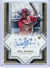 2023 TOPPS FIVE STAR #FSA-WBE1 WILL BENSON AUTOGRAPH RC (CINCINNATI REDS) 101325