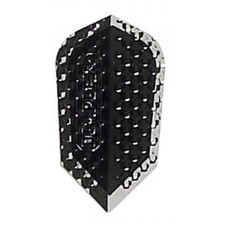 Metalic Black with Silver Trim Slim Dimplex Dart Flights
