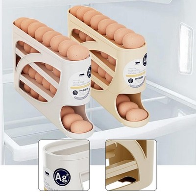 Eierhalter für Kühlschrank Ordnung halten Eier Organizer für Arbeitsplatte Speisekammer Küche