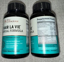 (2)Hair La Vie Live Conscious Clinical Formula Hair Vitamins Capsule with Biotin