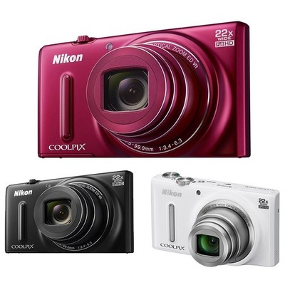 Nikon COOLPIX S9600 Digital Camera 16.0 MP 22x Optical Zoom AE/FE