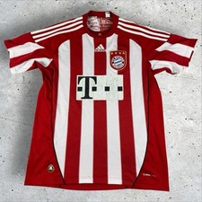 2010 FC Bayern Gomez Munich Adidas Home Football Soccer Jersey Youth XL Vtg Kit