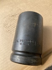 Proto 1 9/16 Impact Socket 6 Point 1 Inch Drive # 10025 -L Made In USA