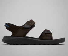 AUTH Columbia Trailstorm Hiker Two Strap Sandals Men's Bark Black Hiking Outdoor