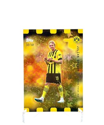 Topps Focus 2025 Julian Brandt Gold Starry Nights /50 Borussia Dortmund