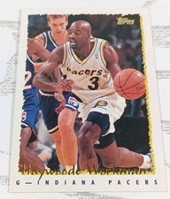 1994-95 Topps Basketball Card#33 Haywoode Workman Indiana Pacers