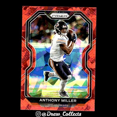 2020 Panini Prizm #189 Anthony Miller Chicago Bears Prizm Red Ice