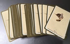 Double Deck Set of Chesapeake Ohio Railway Chessie Cat Playing Cards Gold Rim — photo 10