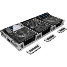 Odyssey Innovative Designs DJ Coffin for Two Large Format Tabletop CD/Media Play
