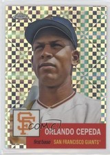 2022 Topps Chrome Platinum Anniversary X-Fractor Orlando Cepeda #180 HOF 0vp1