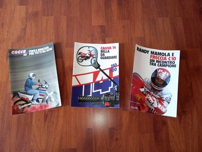 '80s Cagiva Brochure Set 50 Cocis 500 T4 Freccia C10 Randy Mamola