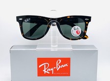 Ray-Ban Original Wayfarer RB2140 50mm Polarized Sunglasses - Havana / Green Lens