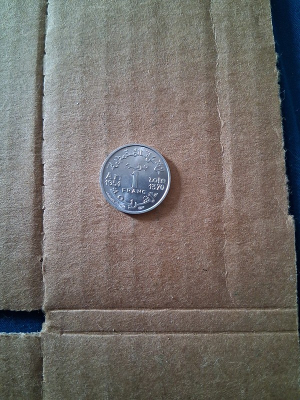 1951 Morocco 1 Franc