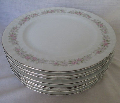 Danisco Collection  2,  4,  6, or 8 Teahouse Rose * Dinner Plates *  Japan